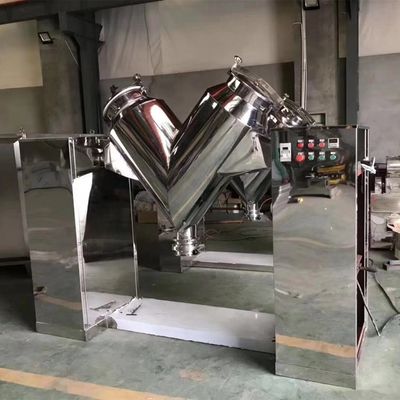 SUS304 V Type Powder Mixer Bumbu Butiran Mesin Pencampur