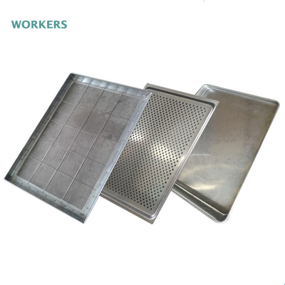 CE Stainless Steel Pengering Oven Udara Panas 6KW Sampai 9KW Pengering Nampan Makanan Ramuan Cina