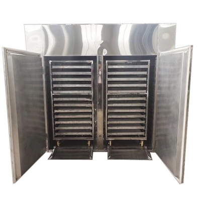 9-15KW Pengering Baki Udara Panas Kimia 304SS Mesin Dehidrator Buah Industri