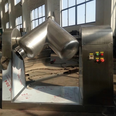 1.5-2.2KW V Type Powder Mixer Protein Kopi Susu Bubuk Mesin Pencampur