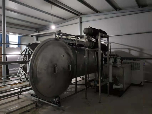 Pengering Vakum Microwave WKS 9.6kg / H Hingga 12kg / H Food Processing Dehydrator