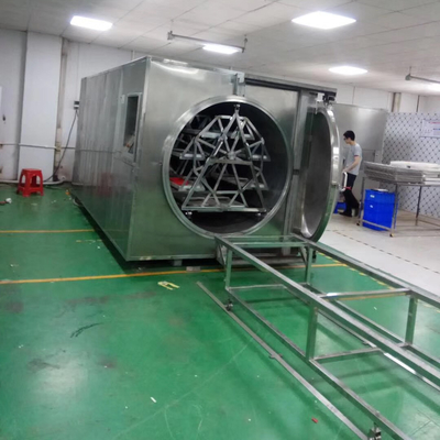 Pengering Vakum Microwave WKS 9.6kg / H Hingga 12kg / H Food Processing Dehydrator