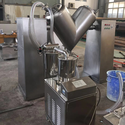 0.75KW Ke 11KW V Type Blender Mesin Pengaduk Serbuk Farmasi