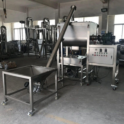 2000L Farmasi Kimia Bubuk Double Helix Ribbon Mixer Pakan Deterjen Bumbu Campuran