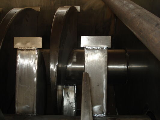 Pengering Dayung Berongga Horizontal Hemat Energi