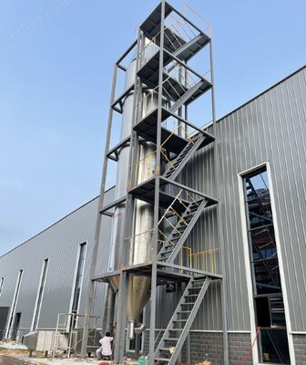 Pengering Semprot Atomisasi Tekanan Hemat Energi Industri Untuk Produksi Butiran Bulat