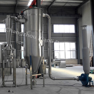 Stainless Steel SUS304 / 316L Fast Flash Dryer Rotary Untuk Pengolahan Kimia