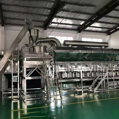 Pengering Tempat Tidur Cairan Udara Panas Untuk Butiran Farmasi