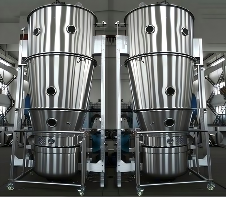 Seri FL Fluid Bed Spray Granulator Mesin Pengering Industri Bubuk menjadi Transformasi Granul