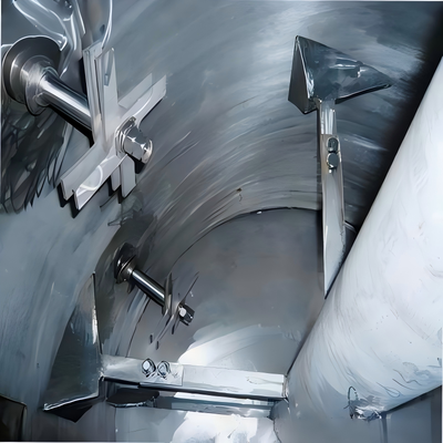 LDH-0.2 Mixer Bajak Efisiensi Tinggi 8.4kW Mixer Bubuk Industri 120-180kg Per Batch