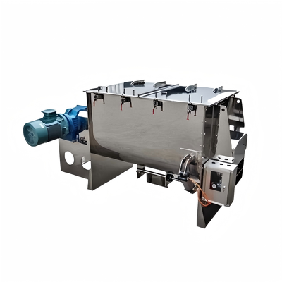 Pengaduk Serbuk Deterjen Ribbon Horisontal 500L 200-300kg Batch Blender