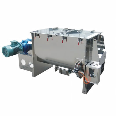 Kapasitas besar Ribbon Mixer 8000L stainless steel 3200-4800kg Mesin bubuk