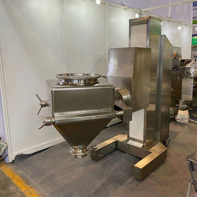 Layar Sentuh PLC 1000L Lifting Hopper IBC Bin Mixer Untuk Nutraceuticals