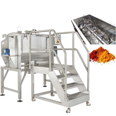 Spice Powder Horizontal Trough Mixer Industri Pita Blender Mesin Pencampur Masala