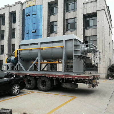 10rpm Sampai 25rpm 4KW Hollow Paddle Dryer Hemat Energi Mesin Pengeringan Lumpur