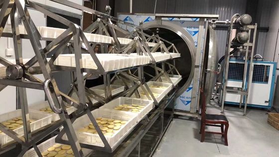 380V PLC HMI Microwave Vacuum Dryer 48KW Mesin Pengeringan Suhu Rendah