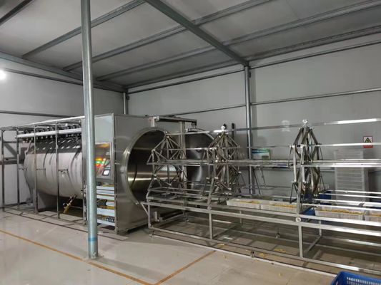 380V PLC HMI Microwave Vacuum Dryer 48KW Mesin Pengeringan Suhu Rendah