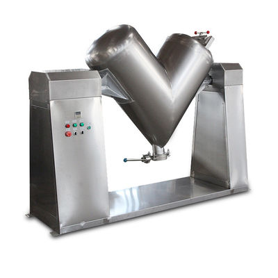 Dia 200mm Sugar Dextrose V Type Powder Mixer Mesin Pencampur Butiran Tepung