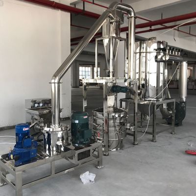 46kW Mesin Penggiling Prima Komersial Penggiling Rempah-rempah Hammer Mill Pulverizer