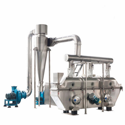 220V Vibrating Fluidized Bed Dryer Mesin Pengeringan Terowongan Sodium Glutamat