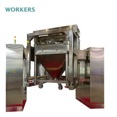 CE 7kW IBC Bin Blender Biji Beras Biji-bijian Permen Kacang Mesin Pencampur Pencampur