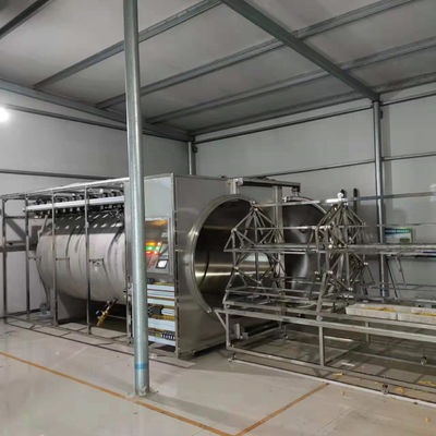2450MHz Tropis Buah Microwave Vacuum Dryer Baki Industri Pengeringan Oven