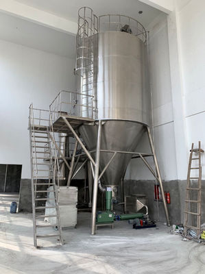 Menara Pengeringan Semprotan Kalsium Arsenat Baja Karbon Pengering Udara Sentrifugal