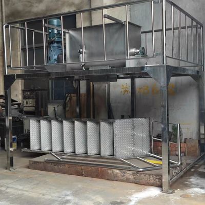 Butiran Serbuk Kering Mixer Pita Horisontal 304 Blender Pita Heliks Ganda