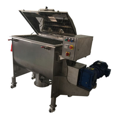 42rpm Double Paddle Horizontal Ribbon Mixer Obat Kapsul Mesin Blender Kimia